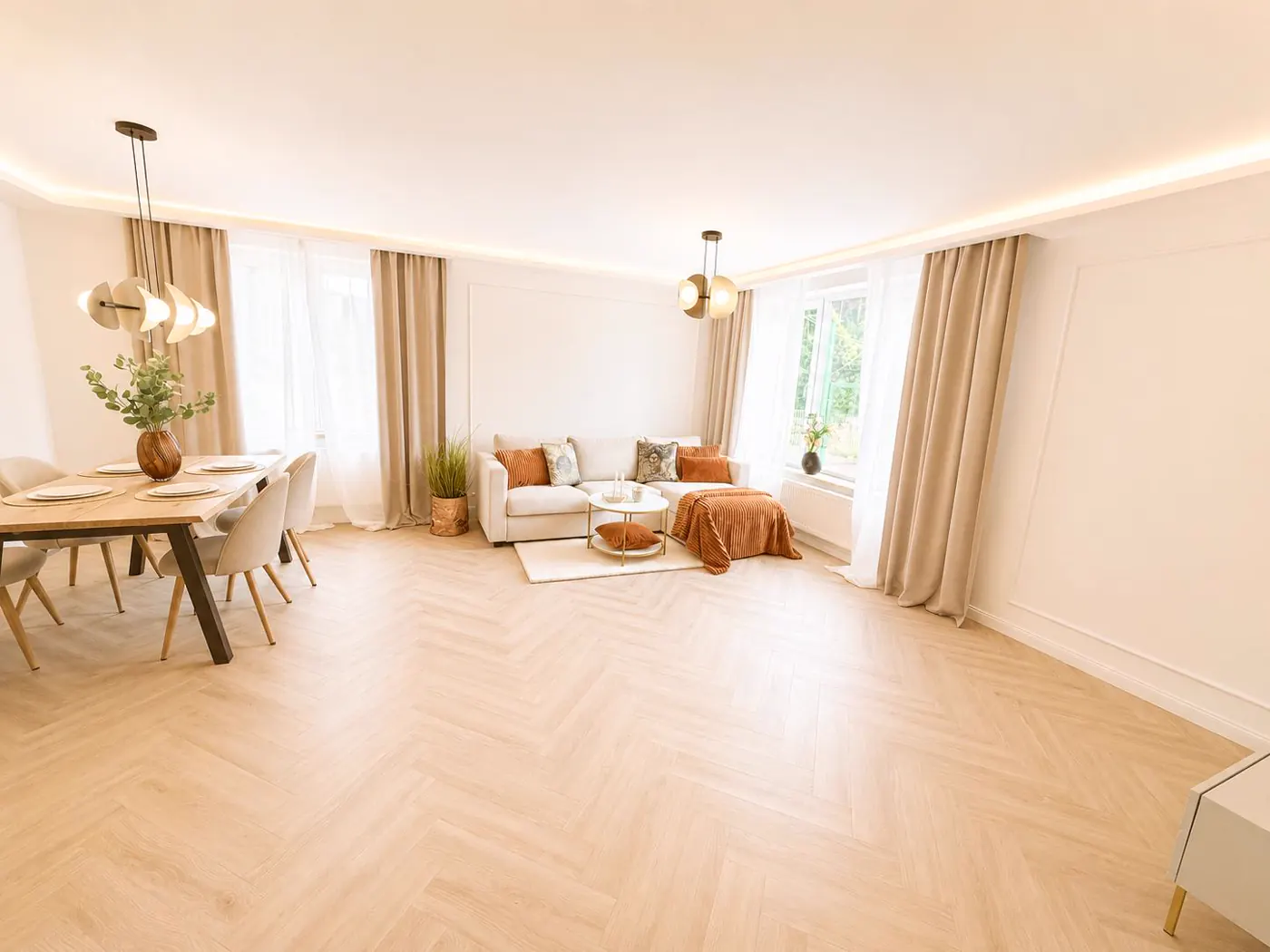 Jadalnia przy salonie